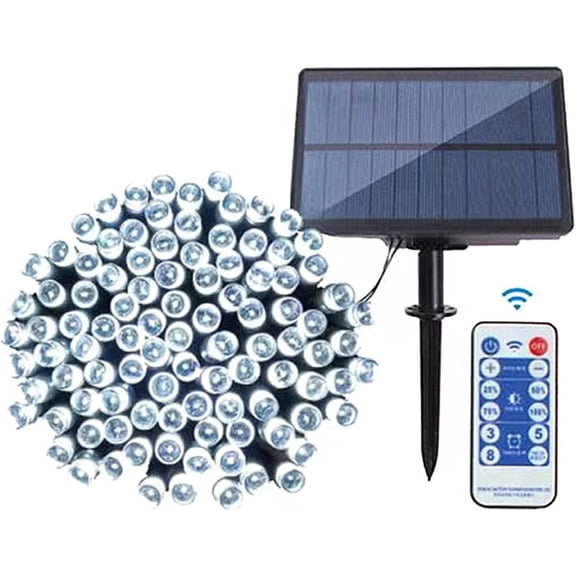 EONQY Solar String Lights Outdoor, 102M 1000 LED Solar Garden String Lights with Remote Control 8 Modes Waterproof Solar Powered Fairy Lights for Party Christmas