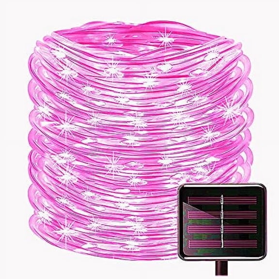 EONQY Solar String Lights Outdoor, 32M 300 LED Solar Rope Lights with 8 Modes for Christmas Party