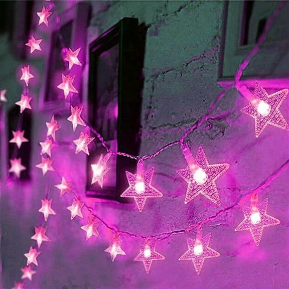 EONQY Star String Lights, Fairy Light Battery Powered String Lights for Christmas Wedding Birthday Valentine Party Bedroom
