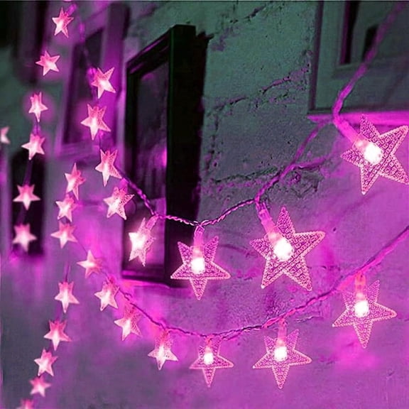 EONQY Star String Lights, LED Fairy Light USB Powered String Lights for Christmas Wedding Birthday Valentine Party Bedroom