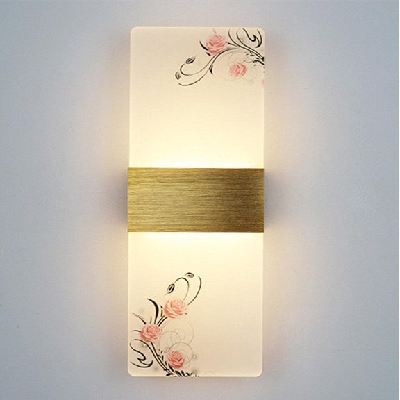 EONQY Wall Lights Indoor, Acrylic Modern Wall Wash Light LED Wall Lamp Up Down Wall Lighting for Living Room