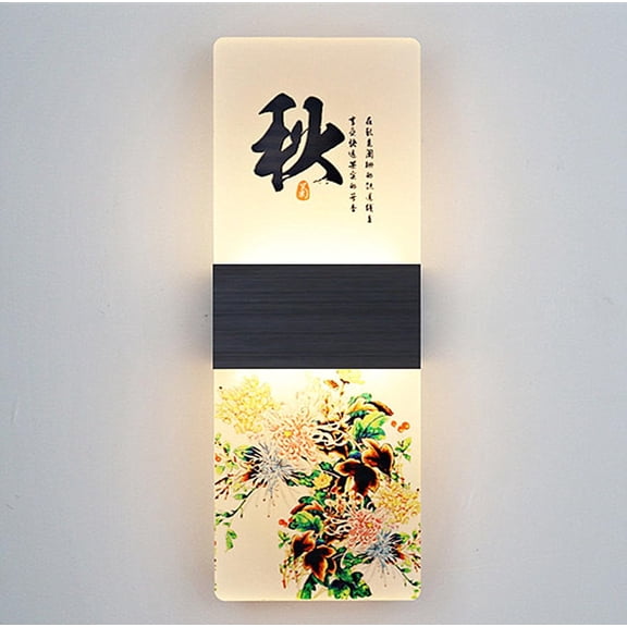 EONQY Wall Lights Indoor, Acrylic Modern Wall Wash Light LED Wall Lamp Up Down Wall Lighting for Living Room
