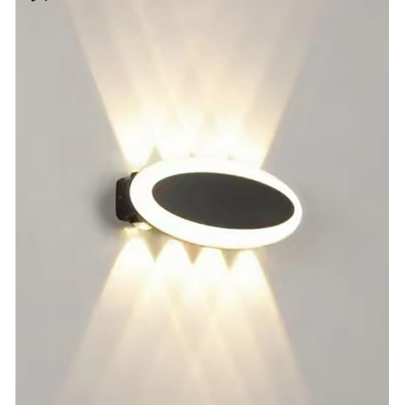 EONQY Wall Lights Indoor, Modern Rectangular Wall Lamp, LED Up Down Wall Lamp Waterproof Wall Wash Lights for Bedroom Living Room Hallway Aisle Balcony