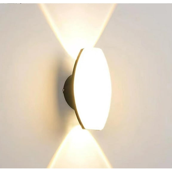 EONQY Wall Lights Indoor, Modern Rectangular Wall Lamp, LED Up Down Wall Lamp Waterproof Wall Wash Lights for Bedroom Living Room Hallway Aisle Balcony