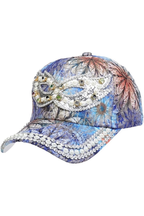 Women Rhinestone Crystals Baseball Cap Bling Bling Adjustable Sun Hat Hip Hop Caps Fashion Hats