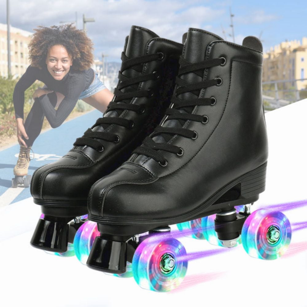 EONROACOO Kids & Adult Roller Skates,Lightup Wheels Roller Skates for
