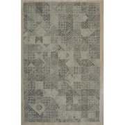 EORC 5 x 8 ft. Modern Transitional Hand Tufted Wool Area Rug - Multi Color & Grey