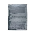 thumbnail image 1 of EORC AK05PL5X8 Hand-Knotted Wool Art Deco Rug, 5' x 8', Purple Area Rug, 1 of 4