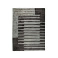 thumbnail image 1 of EORC AK10BN8X10 Hand-Knotted Wool Art Deco Rug, 8' x 10', Brown Area Rug, 1 of 5