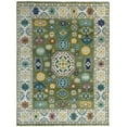 thumbnail image 1 of EORC LT.Green / Beige Hand Knotted Wool Traditional Kazak Collection Rug, 9' x 12', 1 of 4