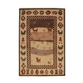 thumbnail image 1 of EORC Beige Hand Knotted Wool Traditional Modern Knot  Rug, 6' x 9', 1 of 4
