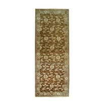 EORC Beige Handmade Wool Transitional Ningxia? Rug, 6'1 x 16'2