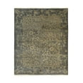 thumbnail image 1 of EORC Black Handmade Wool Transitional Ningxia? Rug, 8' x 10', 1 of 4