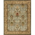 thumbnail image 1 of EORC Blue Hand-Tufted Wool Traditional Morris Rug, 4' x 6'-Color:Blue,Material:Wool, 1 of 3