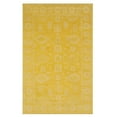 thumbnail image 1 of EORC Yellow Hand-Tufted Wool Traditional Overdyed Rug, 5' x 8', 1 of 5