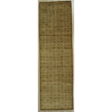 EORC FAF135GD3X10 3 x 10 ft. Ningxia Transitional Area Rug&#44; Gold