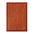 thumbnail image 1 of EORC FAMO015RD6X8 6 x 8 ft. Modern Flat Contemporary Hand Weave Area Rug, Red, 1 of 4