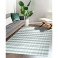 thumbnail image 1 of EORC Gray Transitional Geometric Reversible Plaid Area Rug, 1 of 5