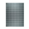 thumbnail image 1 of EORC Gray Hand Knotted Wool Transitional Reversible Plaid Rug, 9' x 12', 1 of 5