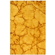 EORC Handmade Dip Dyed Gold Wool Area Rug High Traffic 2 x 10 10 Runner