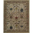 thumbnail image 1 of Traditional Woolen Morris Rug 6x9 Ft Ivory Hand Tufted Cotton Backed - Eorc-Color:Ivory,Material:Wool, 1 of 5