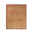 thumbnail image 1 of EORC Ivory Handmade Afghan Wool Transitional Turkish Knot Rug, 8'1 x 9'9, 1 of 4