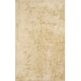thumbnail image 1 of EORC Ivory Handmade Polyester Contemporary London Shag Rug, 5' x 8'-Color:Ivory,Material:Polyester, 1 of 4