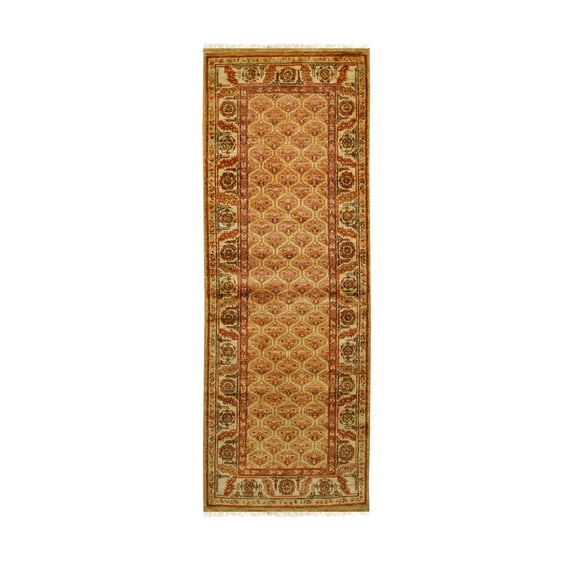 EORC Ivory Machine-made Polypropylene Transitional Distressed Bohemian Isabella Rug, 4' 3 x 5'10-Color:Ivory,Material:Polypropylene