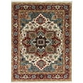 thumbnail image 1 of EORC KC30800IV8X10 8 x 10 ft. Traditional Heriz Serapi Rug, Ivory, 1 of 6