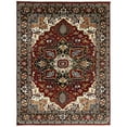 thumbnail image 1 of EORC KC30800RD8X10 8 x 10 ft. Heriz Traditional Area Rug, Red & Navy, 1 of 25