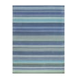 thumbnail image 1 of EORC Lavender Hand-Knotted Wool Modern Knotted Striped Rug, 9' x 12', 1 of 5