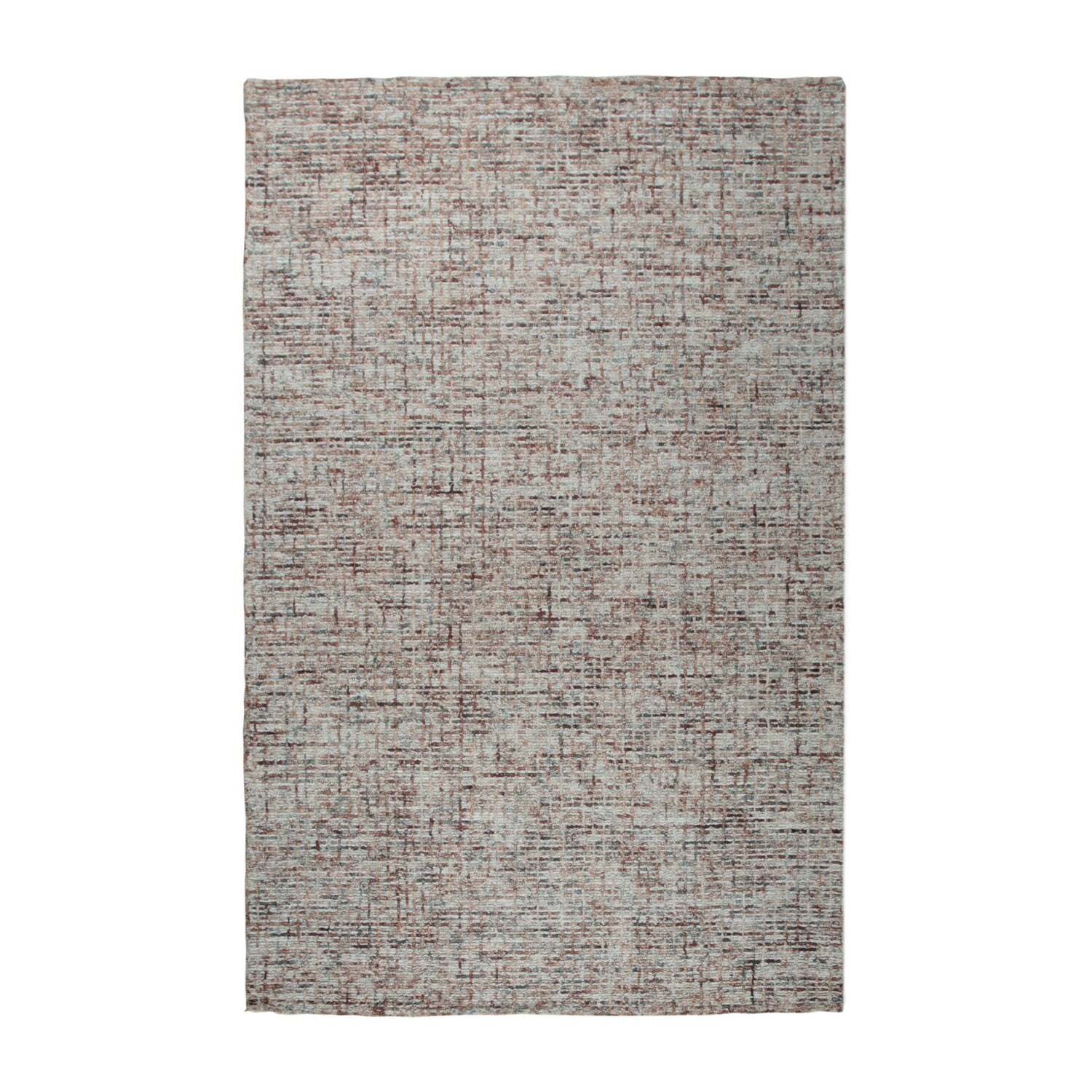 EORC ME11BG5X8 Hand-Tufted Wool Modern Tufted Loop Rug, 5' x 8', Beige ...