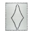 thumbnail image 1 of EORC MI01IV8X10 Hand-Knotted Wool Berber Moroccan area rug Rug, 8.3 x 10.5, Ivory Area Rug, 1 of 5