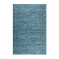 thumbnail image 1 of EORC MT123BL6X9 Hand-Knotted Natural Silk Natural Silk Grass Design Rug, 6' x 9', Blue Mix Area Rug, 1 of 5
