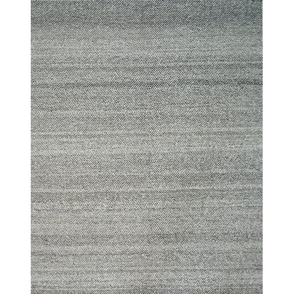EORC SR308WT9X12 Hand-Knotted Wool flatweave Rug, 9' x 12', Natural White Area Rug