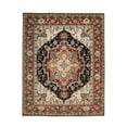 thumbnail image 1 of EORC Navy Hand Knotted Wool Traditional Heriz Weave  Rug, 8' x 10', 1 of 4