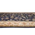 thumbnail image 1 of EORC Navy Hand Knotted Wool Traditional Peshwar Rug, 6'7 X 8'3, 1 of 5