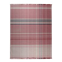 EORC RR03PK10X14 Hand-Knotted Wool Flat Weave Rug, 10' x 14', Pink Area Rug