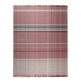 thumbnail image 1 of EORC RR03PK8X10 Hand-Knotted Wool Flat Weave Rug, 7'9 x 9'9, Pink Area Rug, 1 of 5