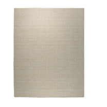 EORC Pink Hand-Knotted Wool Contemporary Plush flatweave Loom Rug, 6' x 9'