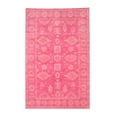 thumbnail image 1 of EORC Pink Hand-Tufted Wool Traditional Overdyed Rug, 7'9 x 9'9, 1 of 5