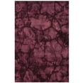 thumbnail image 1 of EORC Purple Handmade Wool Contemporary Dip Dyed Rug, 2' x 12'-Color:Purple,Material:Wool, 1 of 3