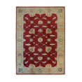 thumbnail image 1 of EORC Red Handmade Wool Traditional Oushak Rug, 10'2 x 14'3, 1 of 3