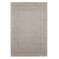 thumbnail image 1 of EORC Silver Handmade Wool Transitional Lori Baft Rug, 6' x 9', 1 of 3