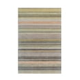thumbnail image 1 of EORC Stripe/BEIGE Hand Knotted Wool Modern Knotted Strpied Rug, 9' x 12', 1 of 4