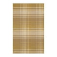 thumbnail image 1 of EORC Yellow Handmade Wool Transitional Plaid Rug, 10' x 14'-Color:Yellow,Material:Wool, 1 of 4