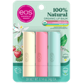 thumbnail image 1 of eos 100% Natural & Organic Lip Balm- Strawberry, Mint, Vanilla - 0.14 oz, 3 pack, 1 of 8