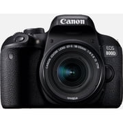 EOS 800D 24.2 Megapixel Digital SLR Camera with Lens, 0.71, 2.17, Black Body