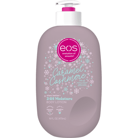 eos Shea Better 24H Moisture Body Lotion, Caramel Cashmere, 16 fl oz