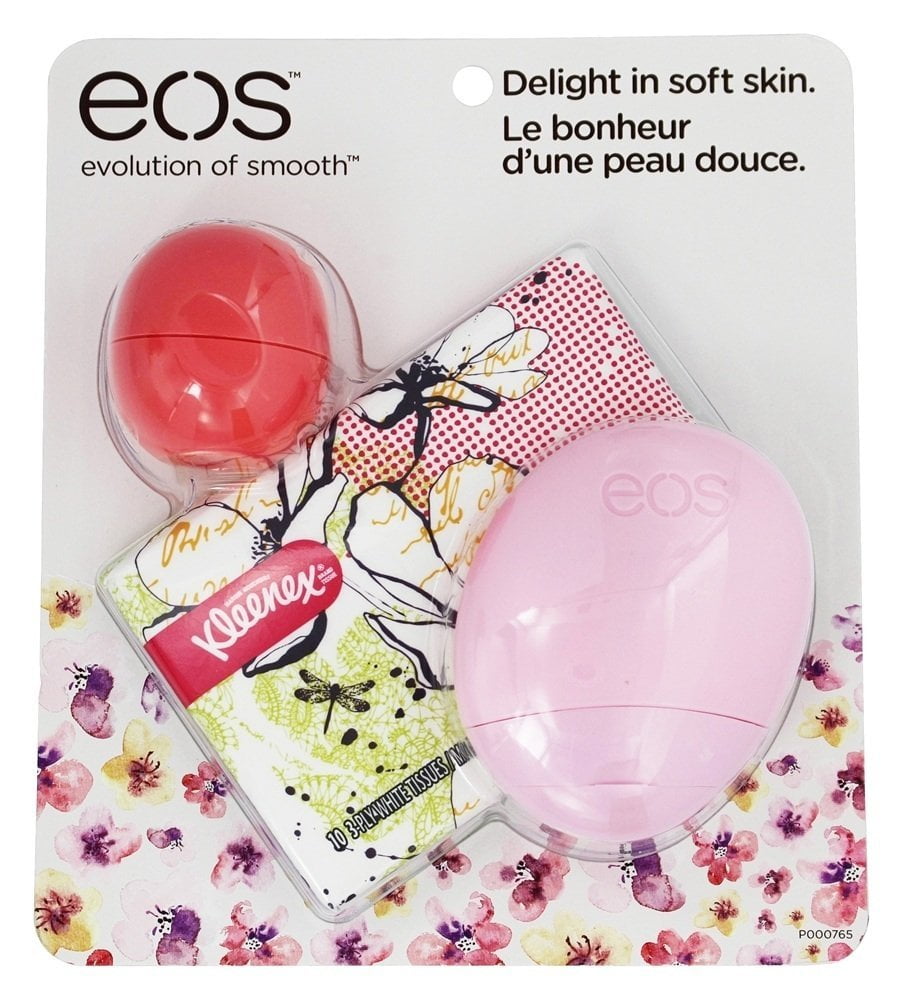 EOS Evolution of Smooth Limited Edition Floral Lip Balm, Lotion and